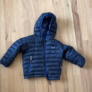 Patagonia reversible Blue Hooded Jacket